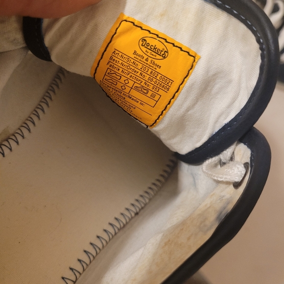 Women's Dockers Shoes By Gerli Size 42 EUR/US 11 Blue Sneakers Low- Top - Picture 15 of 16